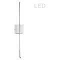 Dainolite 19W Wall Sconce Pc W/Wh Acrylic Diffuser ARY-2519LEDW-PC